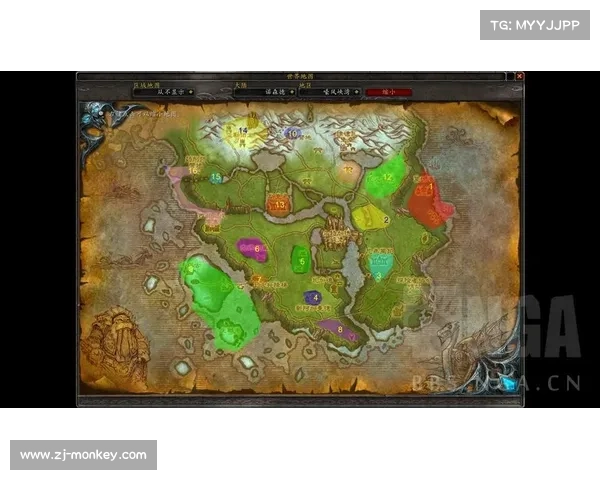 魔兽世界电脑地图攻略指南